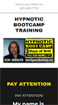 Mobile Screenshot of hypnoticbootcamp.com